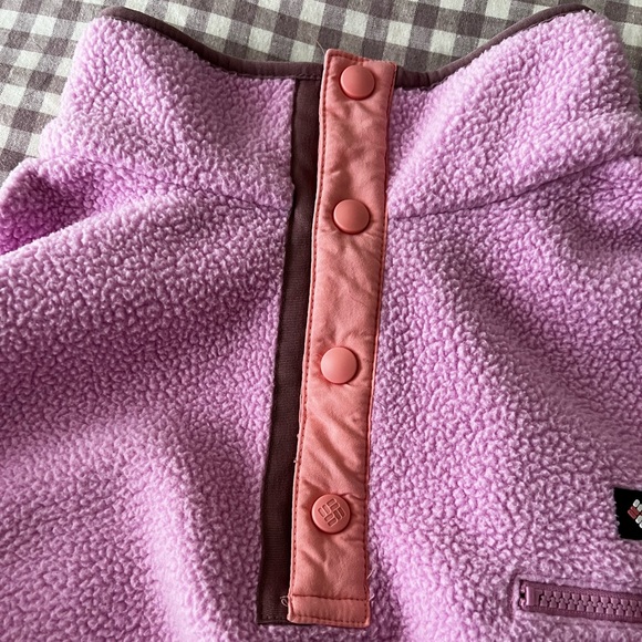Columbia Helvetia Fleece Pullover in Pink - Picture 3 of 5